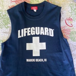 Waikiki Beach Lifeguard Tank Top